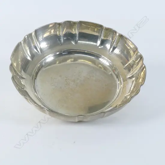A mid-century silver bowl