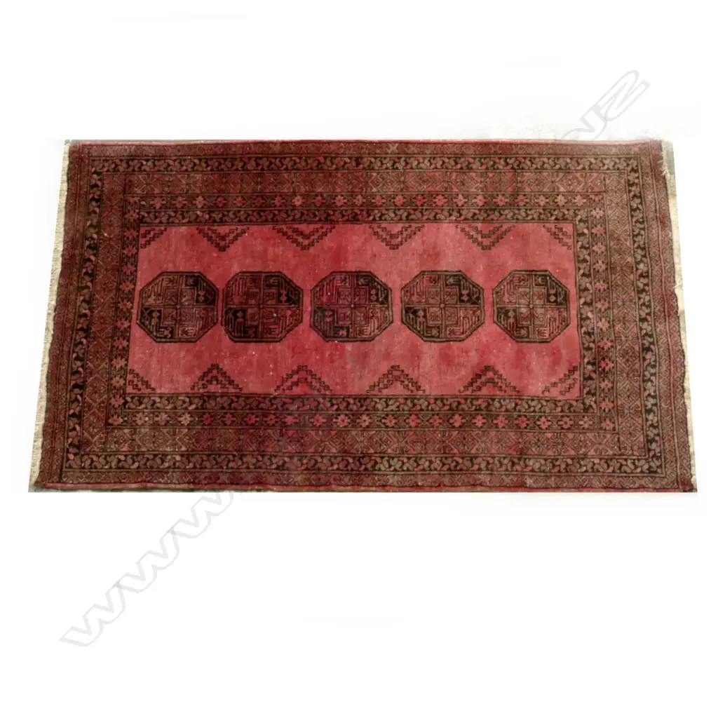 A hand knotted Turkoman carpet Image 1++