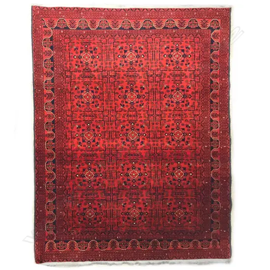 A large good quality hand knotted Afghan Ankhoi rug