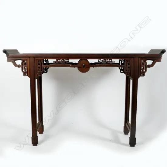 A Chinese teak altar table