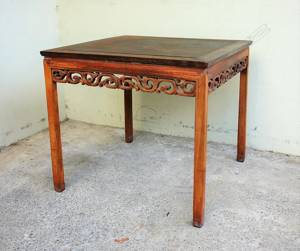 A Chinese teak table Image 1++