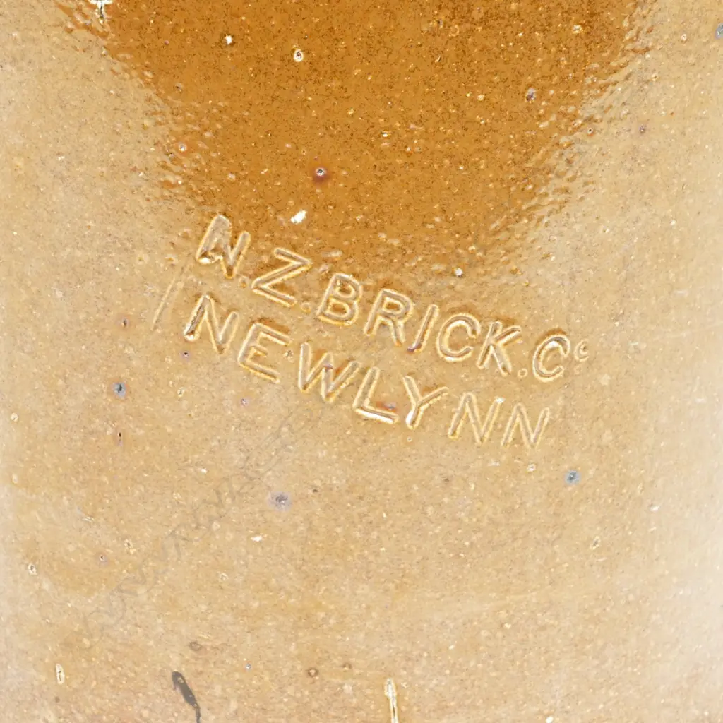 A N.Z. Brick Co. New Lynn salt glaze chimney pot Image 1++