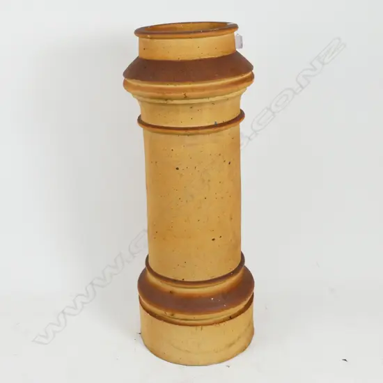 A tall unmarked 19thC stoneware chimney pot by George Boyd