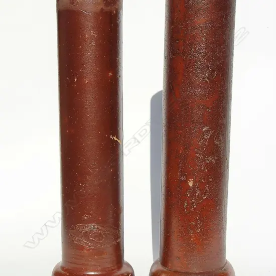 A N.Z. Brick Tile and Pottery Co. pipe section and another