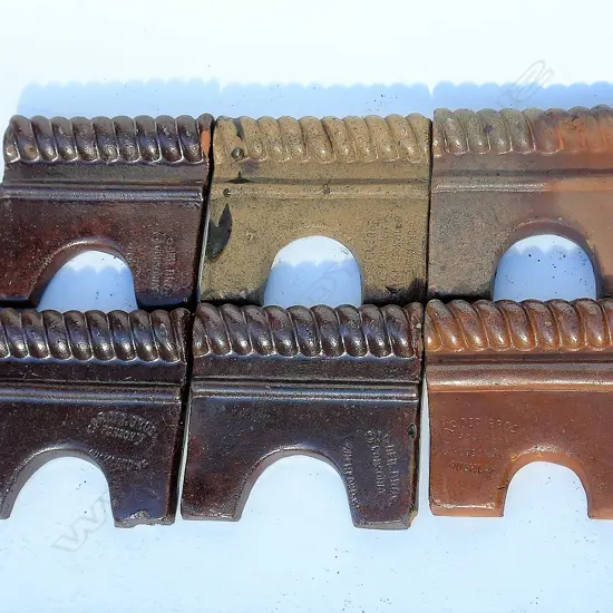 A selection of 20 Carder Bros. edging tiles