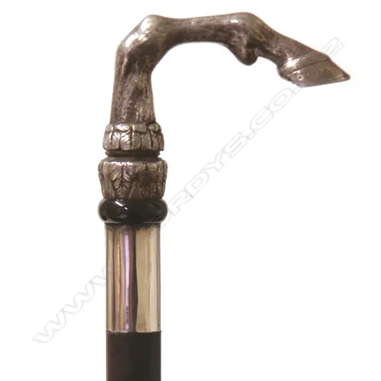 A rhinoceros hide horse crop