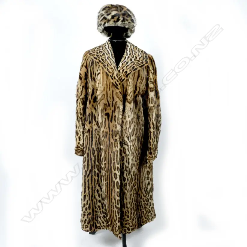 A full length ocelot coat Image 1++