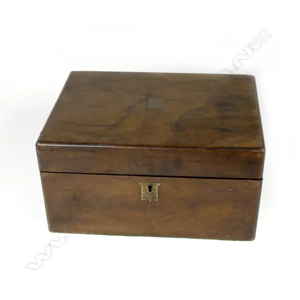 A turn of the century walnut writing slope Image 1++