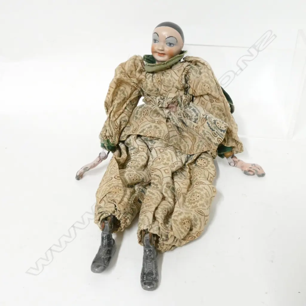 A French antique jointed Pierrot doll Image 1++