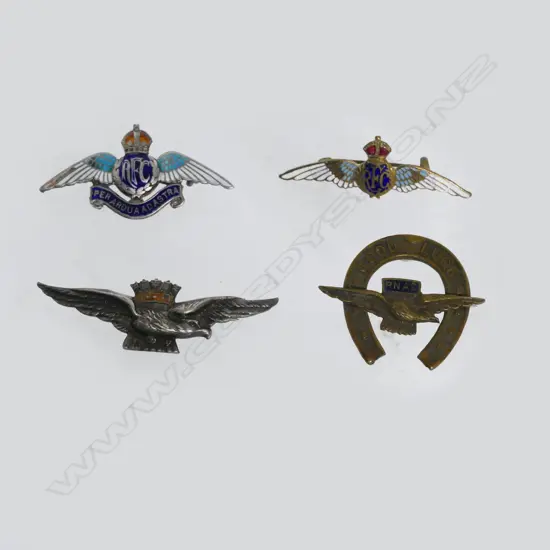 Four sweetheart badges