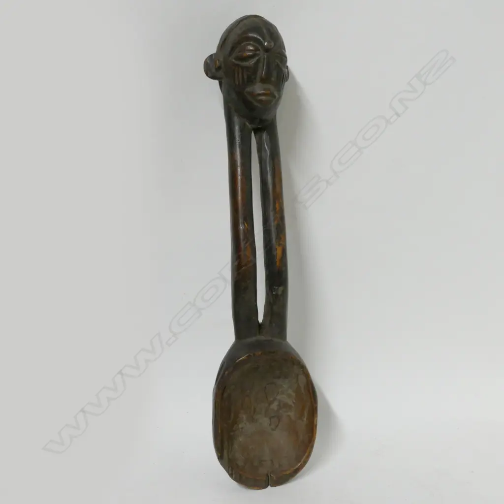 A carved African spoon Image 1++