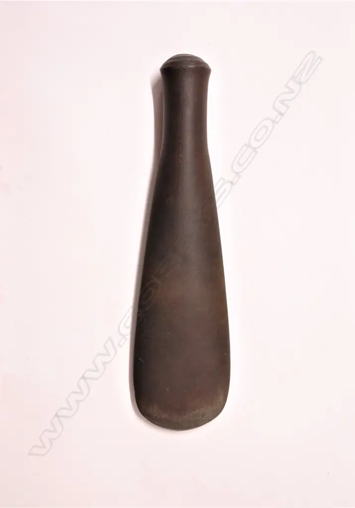 A pre-European Maori patu onewa (stone hand club) Image 1++