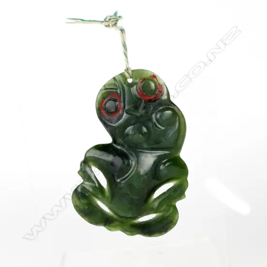 A pounamu hei tiki