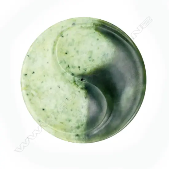 A contemporary pounamu incense dish by Richard Moore