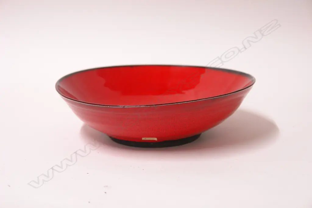 A Len Castle small 'Red Lava Bowl' Image 1++