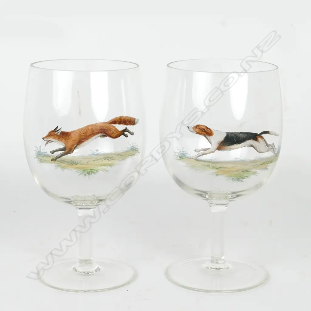 Six large wine glasses Image 1++