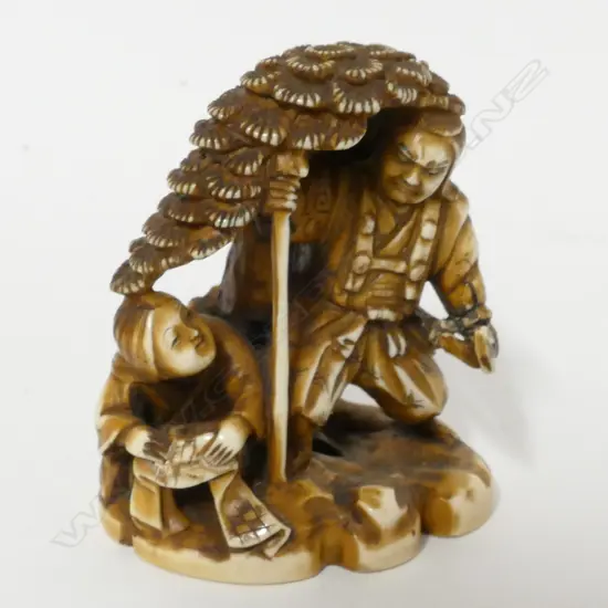 A 19thC ivory netsuke