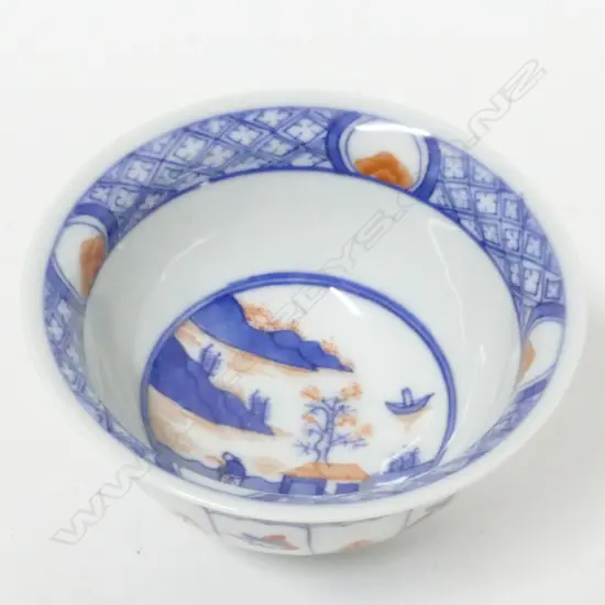 A Chinese porcelain wine cup