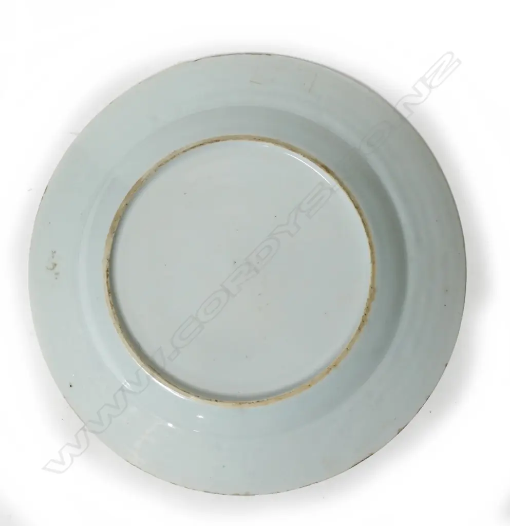 A Chinese blue and white porcelain exportware plate Image 1++