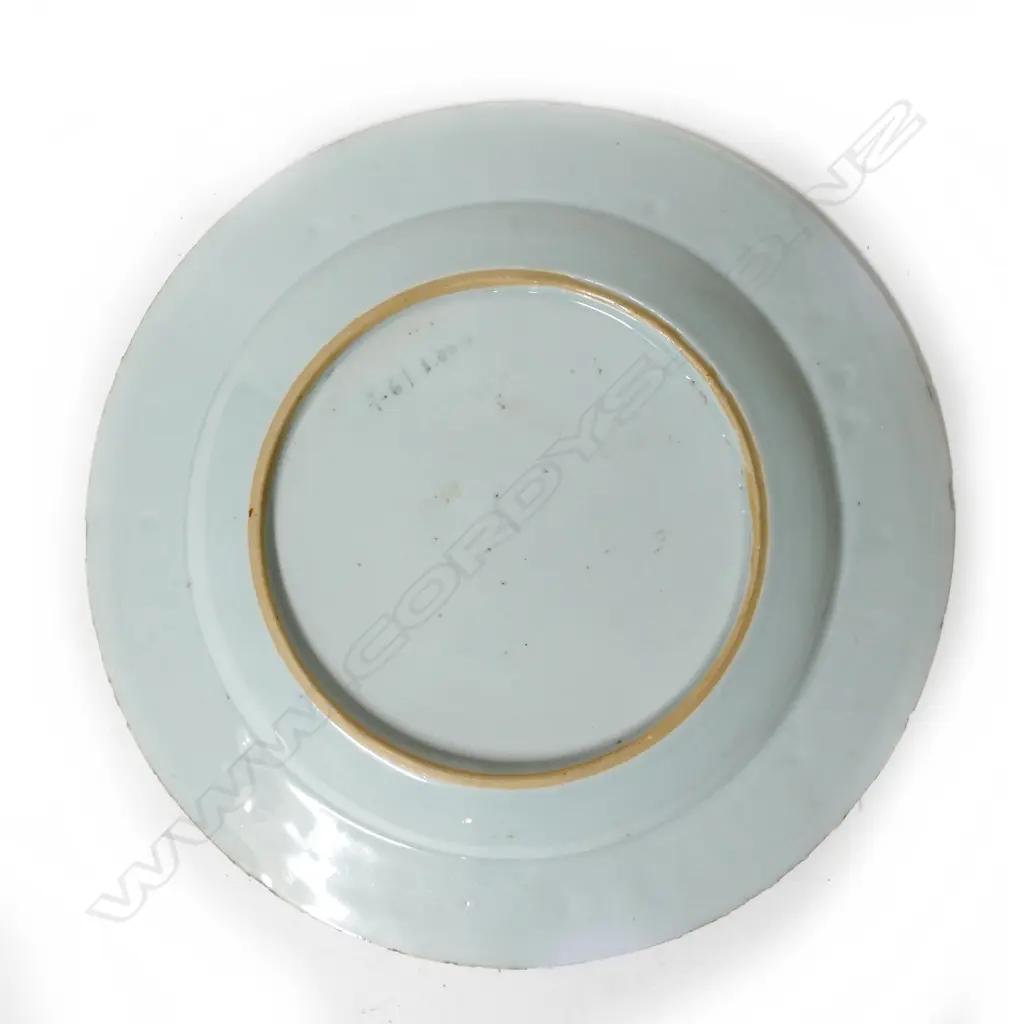 A Chinese blue and white porcelain exportware plate Image 1++