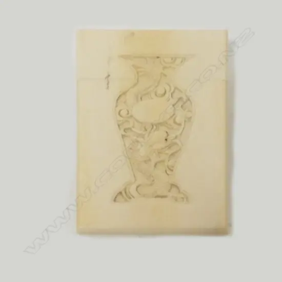 A Chinese ivory card case