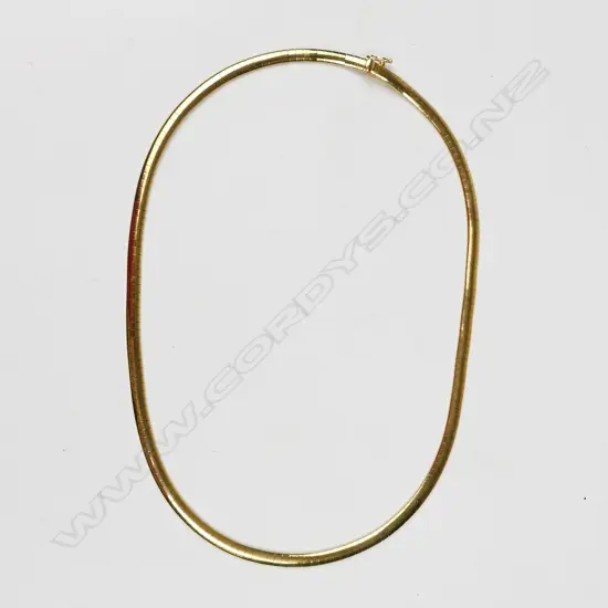An 18ct. gold necklace