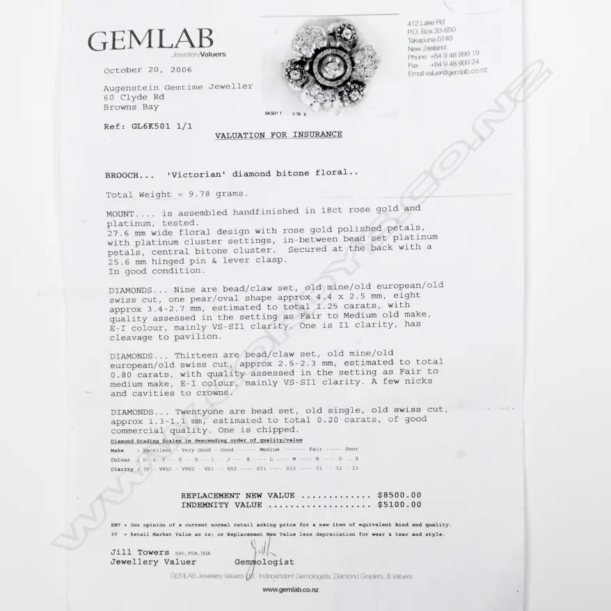 An 18ct. yellow gold and diamond set bracelet Image 1++