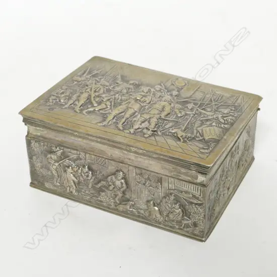 A Dutch silver box