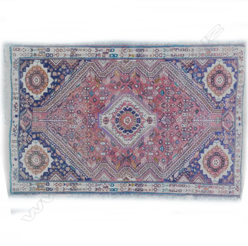 A hand knotted Persian Tribal Shiraz rug Image 1++