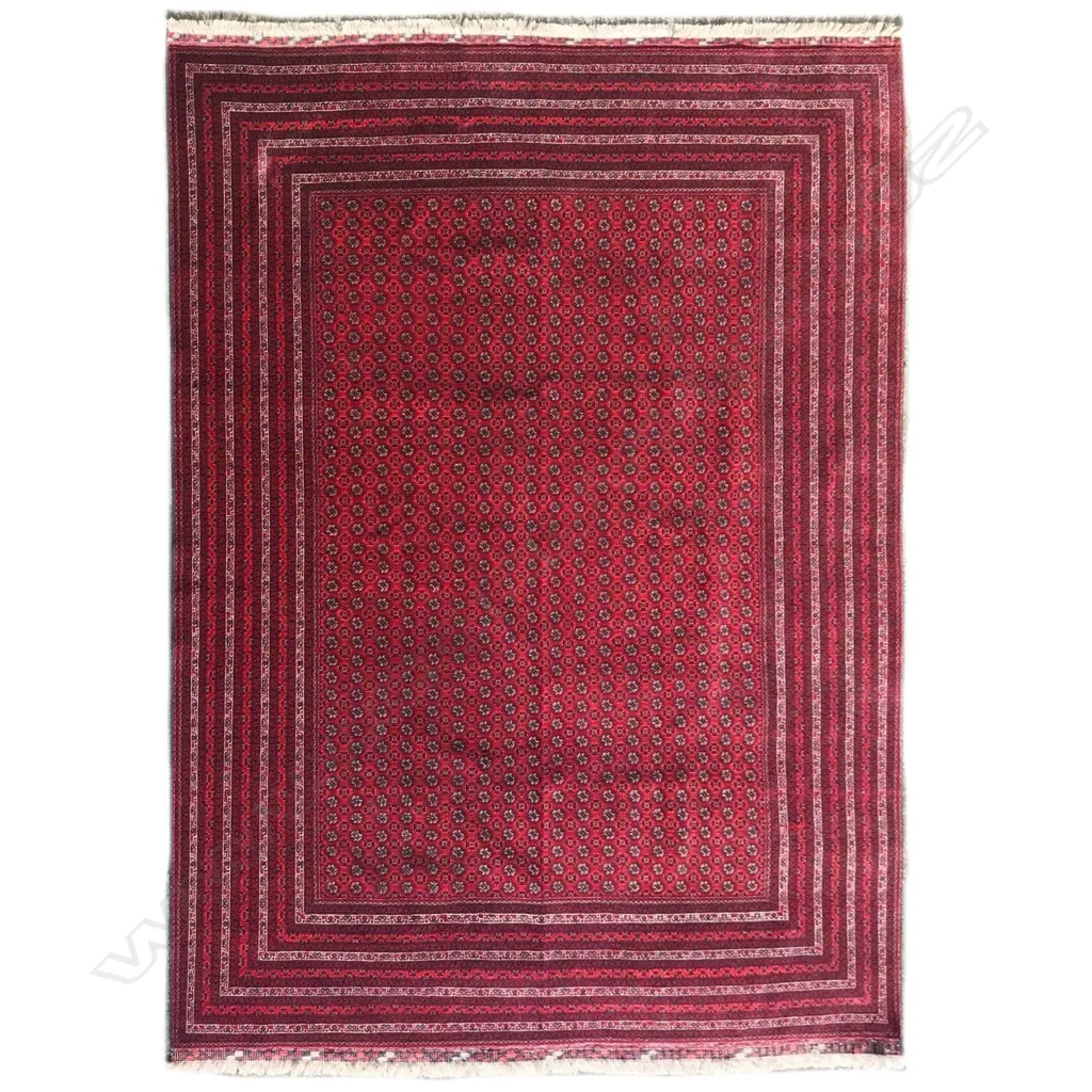 A large and impressive fine hand knotted Turkoman carpet Image 1++