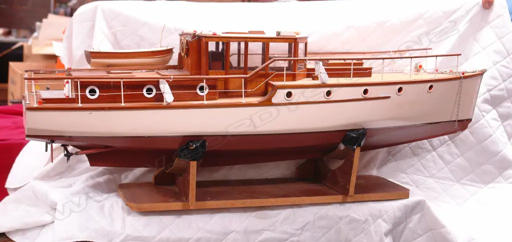 A vintage scratch built remote controlled classic launch Image 1++