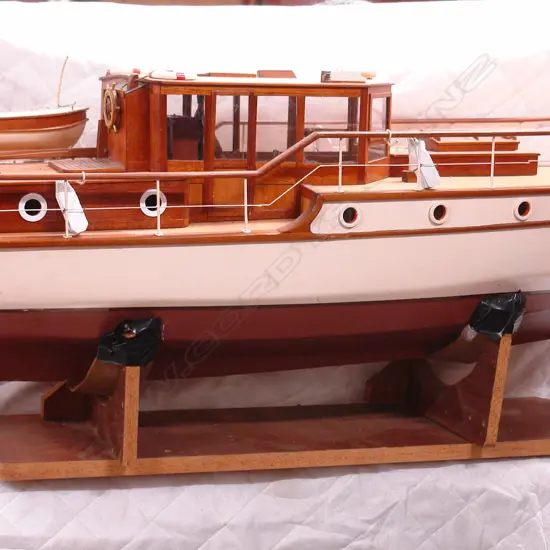 A vintage scratch built remote controlled classic launch