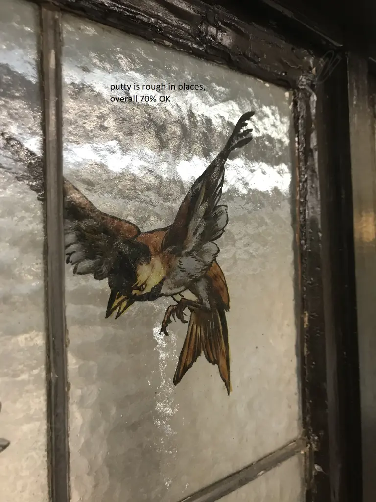 A large and impressive Arts and Crafts stained glass window Image 1++