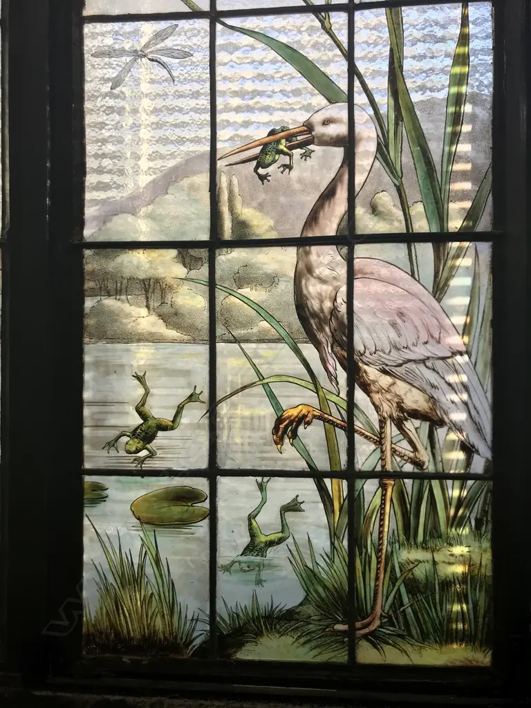 A large and impressive Arts and Crafts stained glass window Image 1++