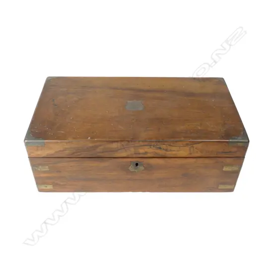 A Victorian walnut writing slope