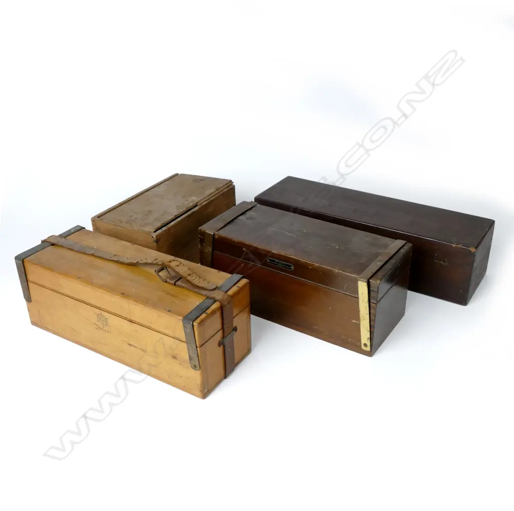 Four boxes of lantern slides Image 1++