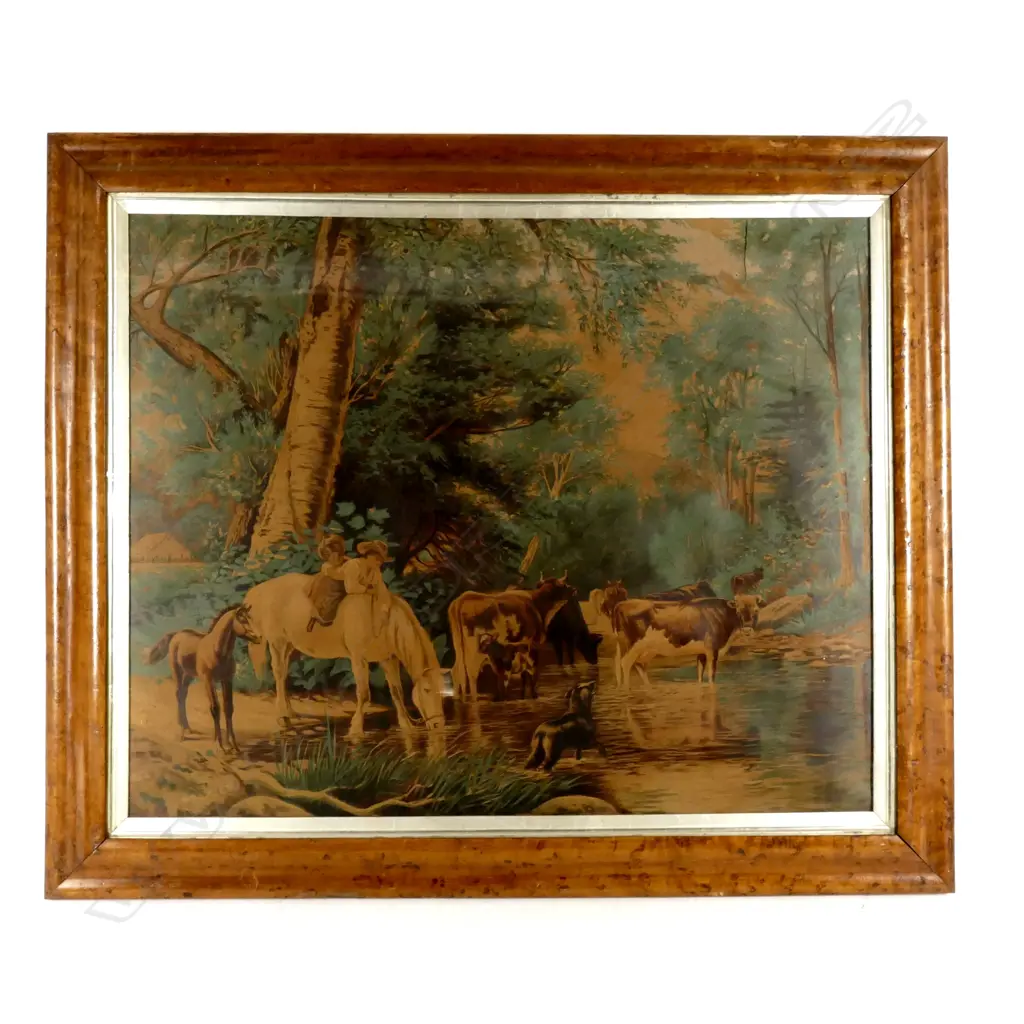 A pair of early 20thC American chromolithographs Image 1++