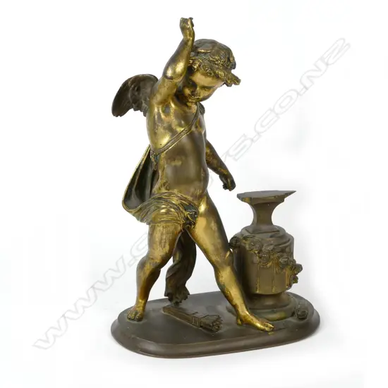 A 19thC bronze figurine