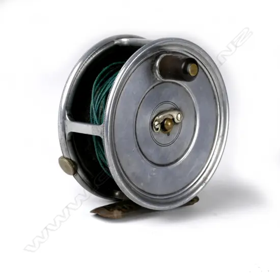 A Hardy Bros. 3½" Uniqua Duplicated MkII wide drum fly reel
