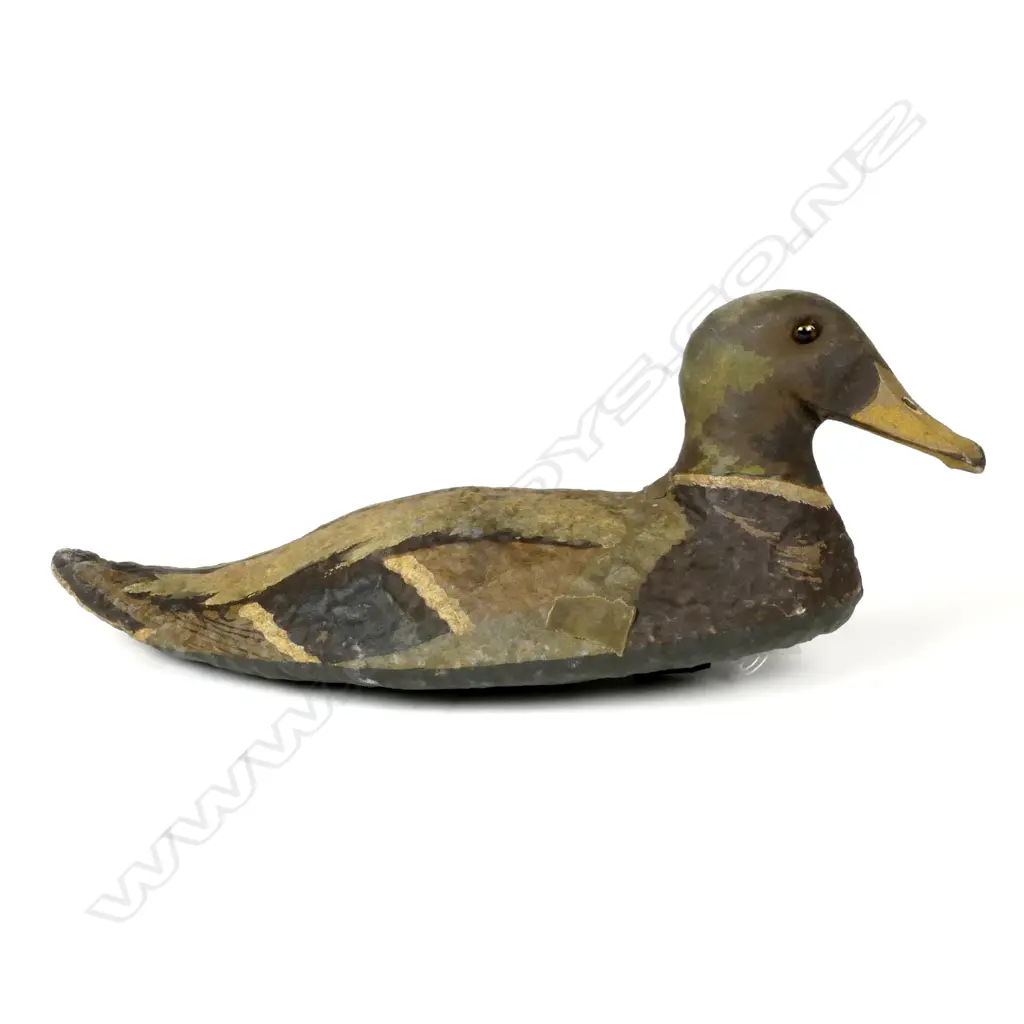 A fine weave canvas oilskin drake duck decoy Image 1++