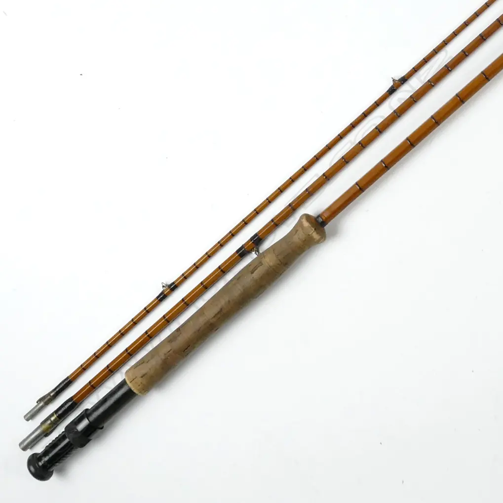 A Walker Brampton & Co 'Joe Frost Gem' split cane fly rod Image 1++