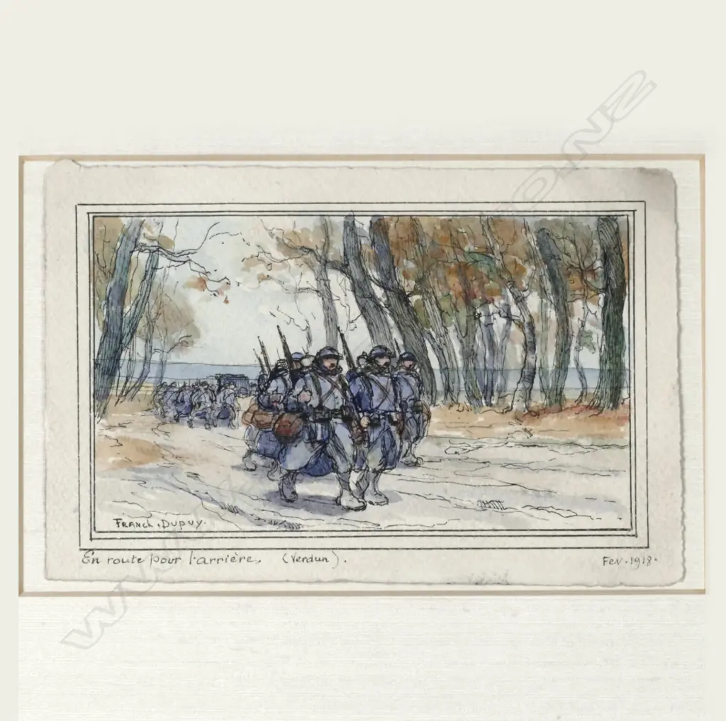 Military sketch by Franck Dupuy Image 1++