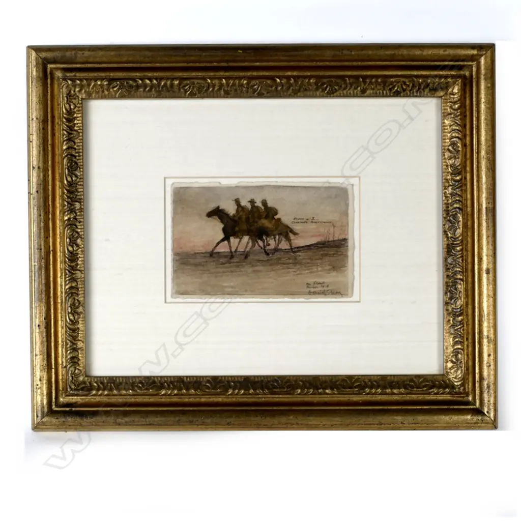 Military sketch by Daniel Oren(?) Image 1++