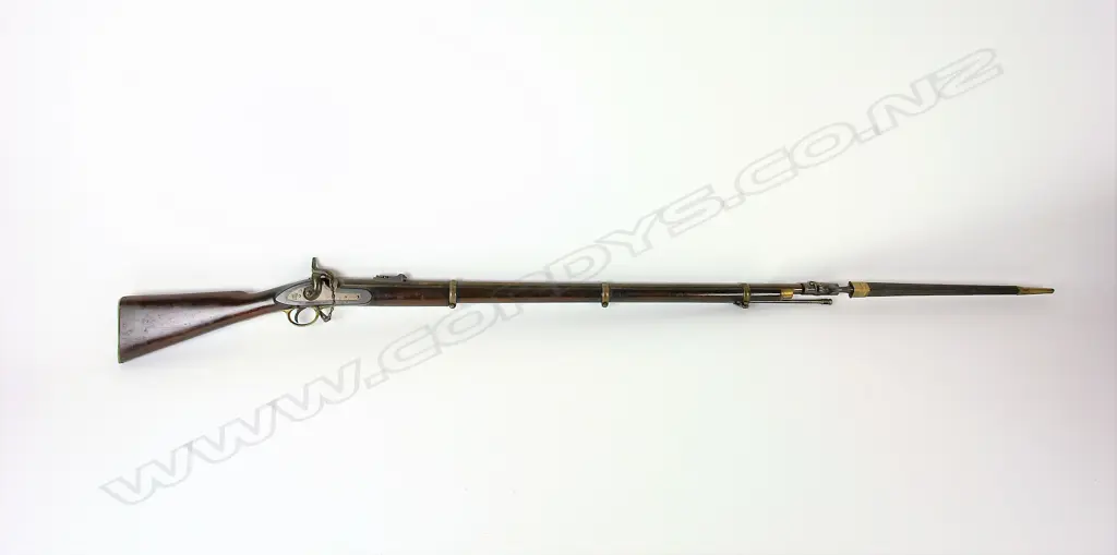A good Enfield Pattern 1853 percussion musket N.Z. issue Image 1++