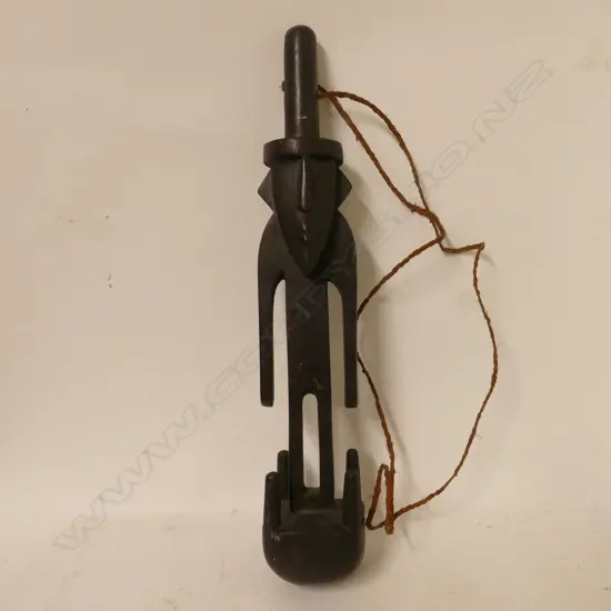 A Pacific Island hardwood food hook