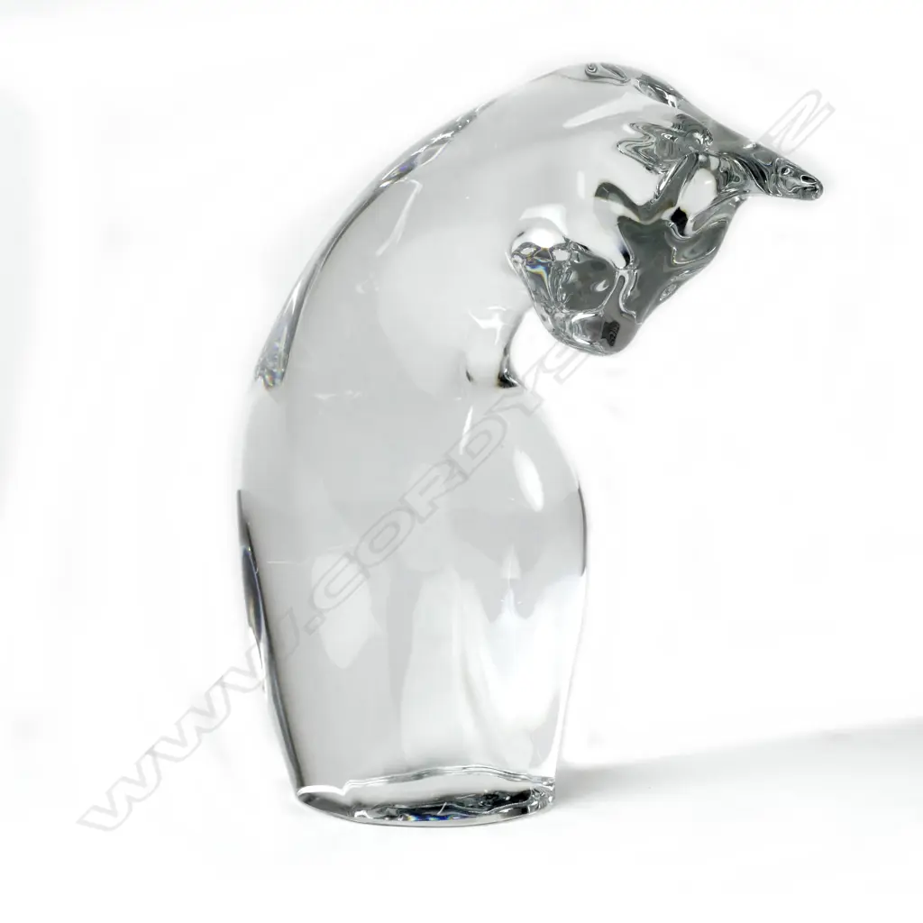 A Daum crystal cat Image 1++