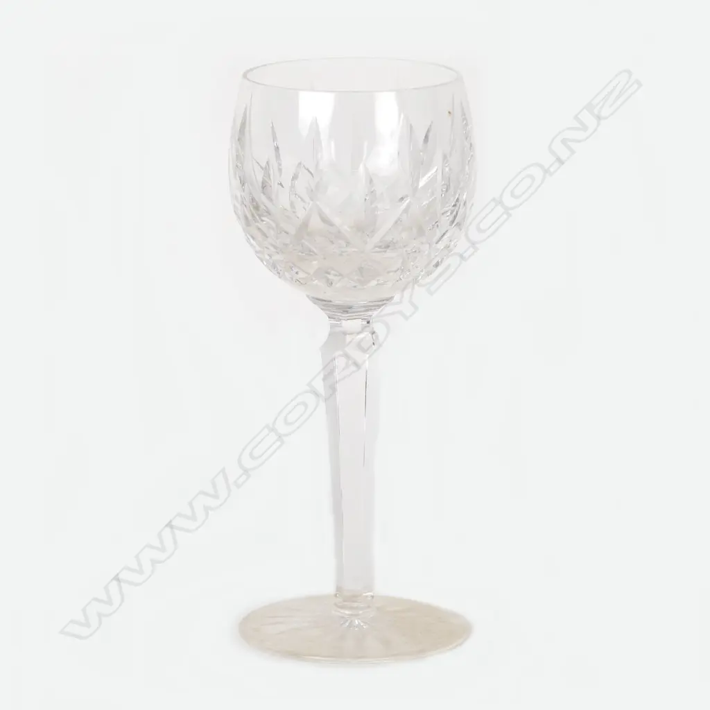 Eight Waterford crystal hock glasses Image 1++