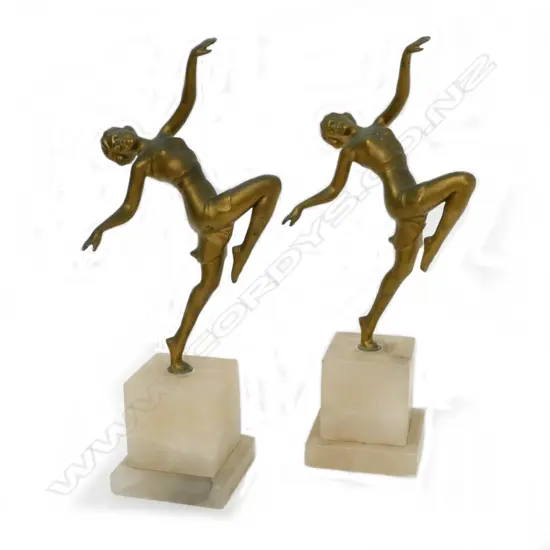 A pair of Art Deco bookends
