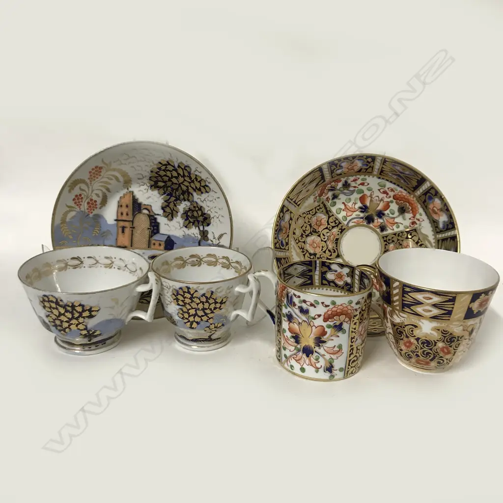 A selection of Regency cups and saucers Image 1++
