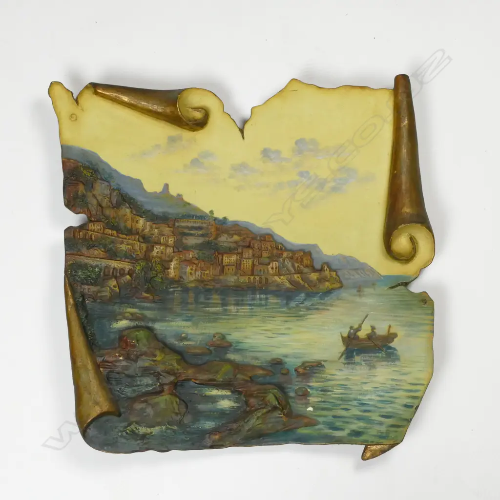 A pair of Wilhelm Schiller ceramic plaques Image 1++
